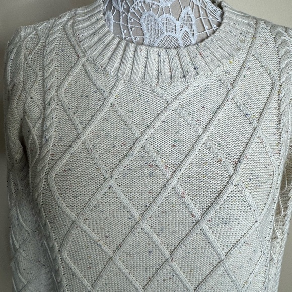 NWT Line & Dot Ruby Textured Midi Sweater Dress Cable Knit size Small - Picture 5 of 8